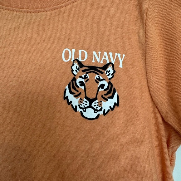 NWT Old Navy Kids Orange T-Shirt Size 3T 100% Cotton - Picture 2 of 7